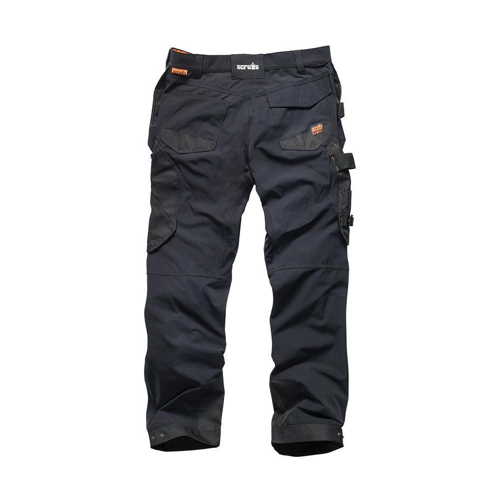 Scruffs - Pro Flex Plus werkbroek met holsterzakken, zwart