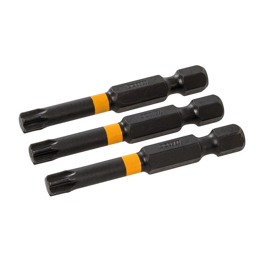Triton - T30 impact schroefbit, 3 pk. T30, 50 mm