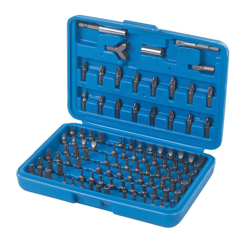 Silverline - 100-delige schroevendraaier bit set
