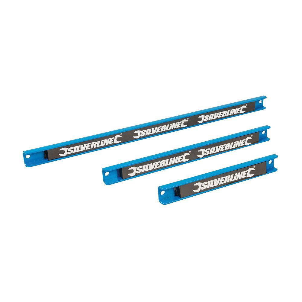 Silverline - 3-delige magnetische gereedschapsrek set 200, 300 en 460 mm