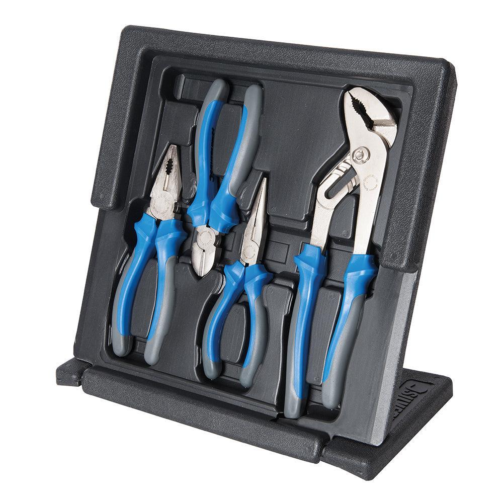 Silverline - 4-delige tangen set, Expert