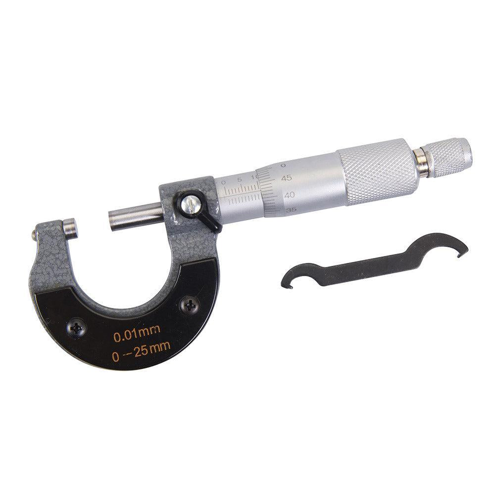 Silverline - Externe micrometer 25 mm