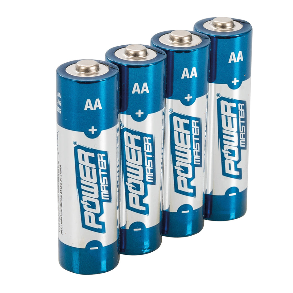 Powermaster - AA super alkaline batterij LR6, 4 pk.