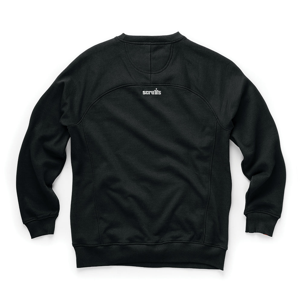 Scruffs - Eco Worker Sweatshirt, zwart Maat XL