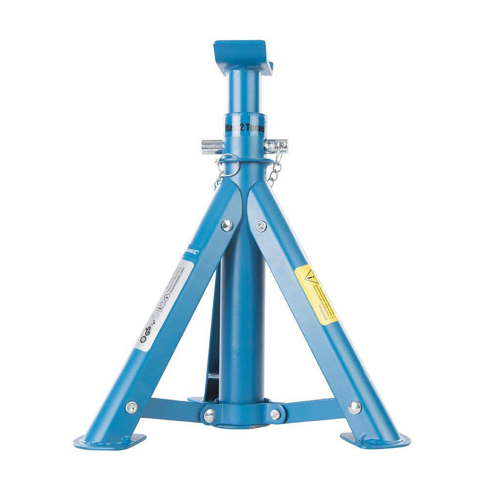 Silverline - Opvouwbare assteunen, 2pk. 2 ton