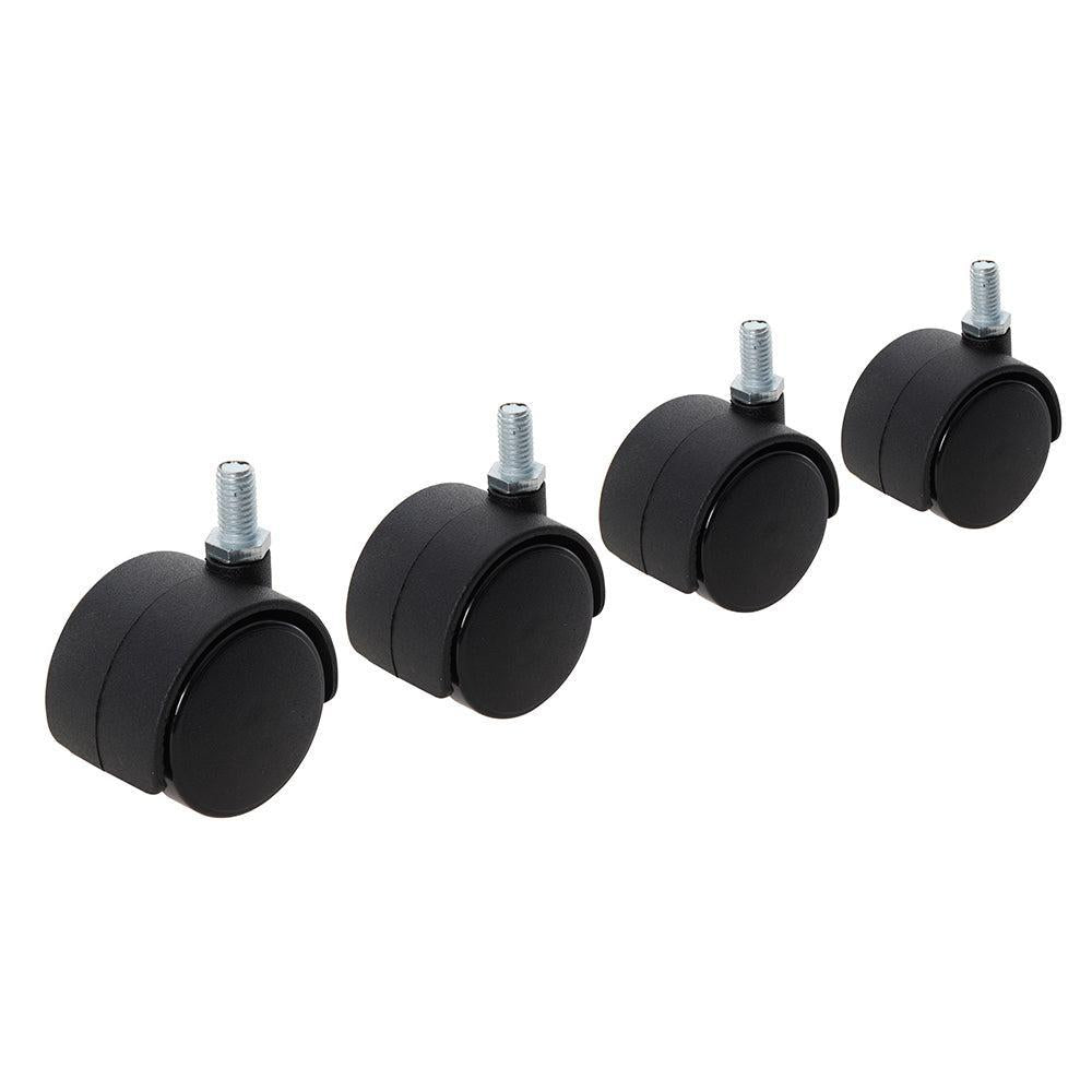 Fixman - Dubbel zwenkwiel, 4 pk. 40 mm bout
