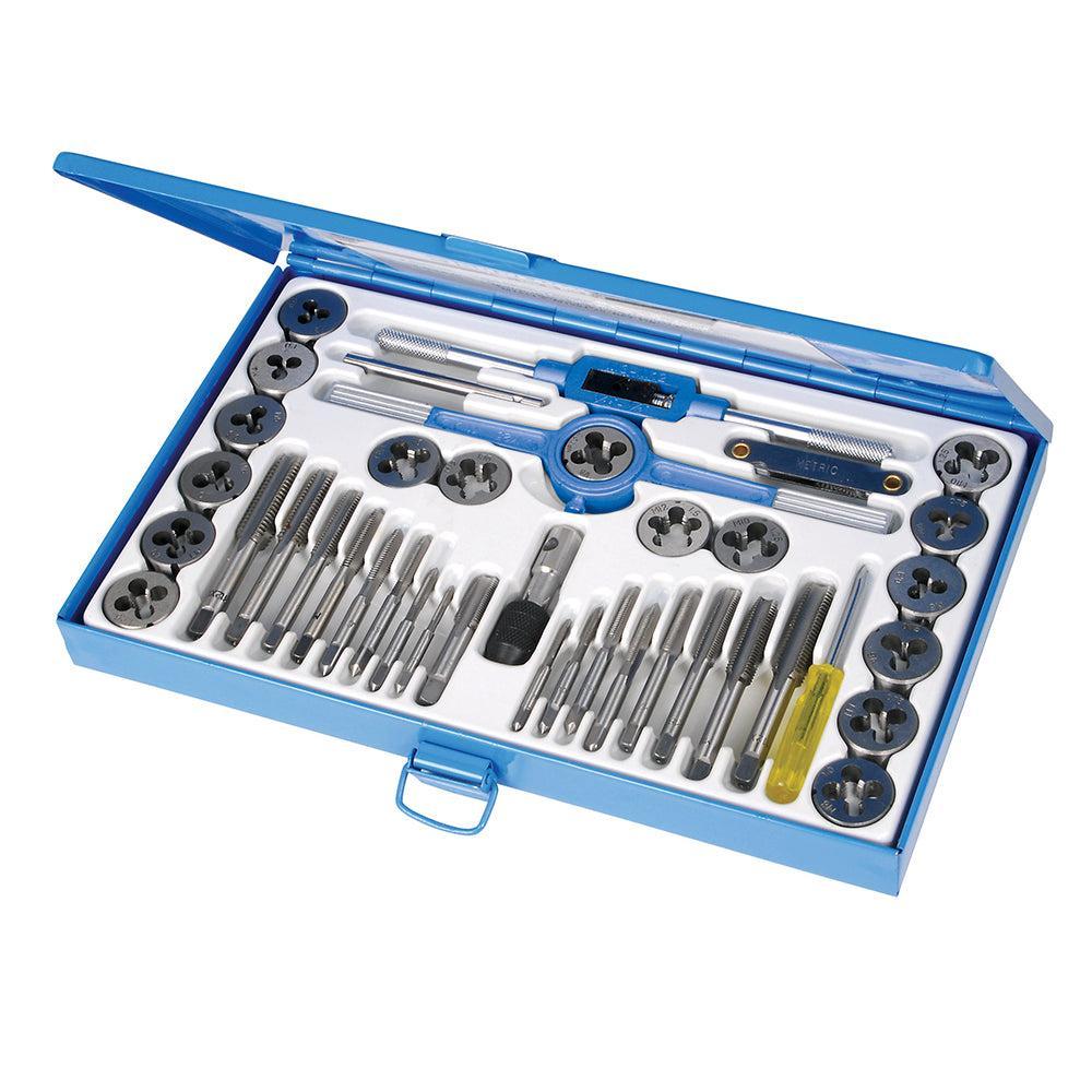 Silverline - 40-delige tap snij set, Expert