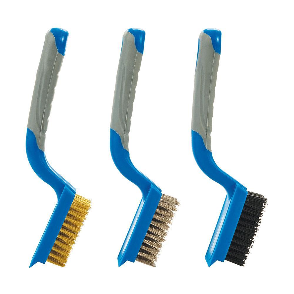 Silverline - 3-delige borstel set, medium 5 rijen