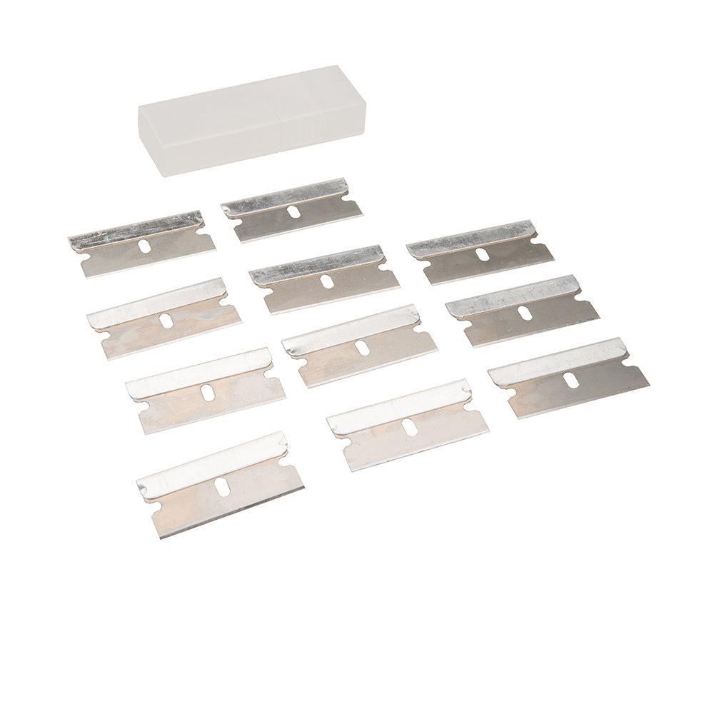 Silverline - Enkelzijdige mesjes, 10 pk. 38 x 19 x 0,25mm