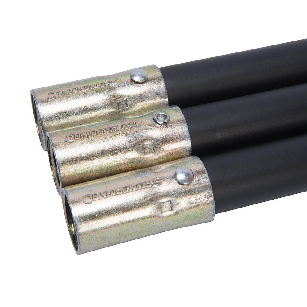 Silverline - 12-delig "Lock Rod" rioolontstopper vergrendelstaven systeem