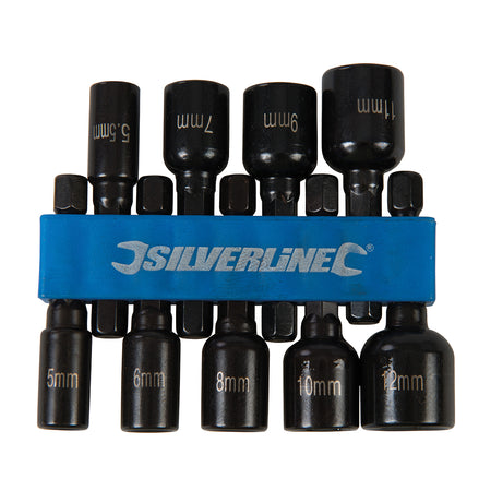Silverline - 9-delige magnetische dopsleutel set-2