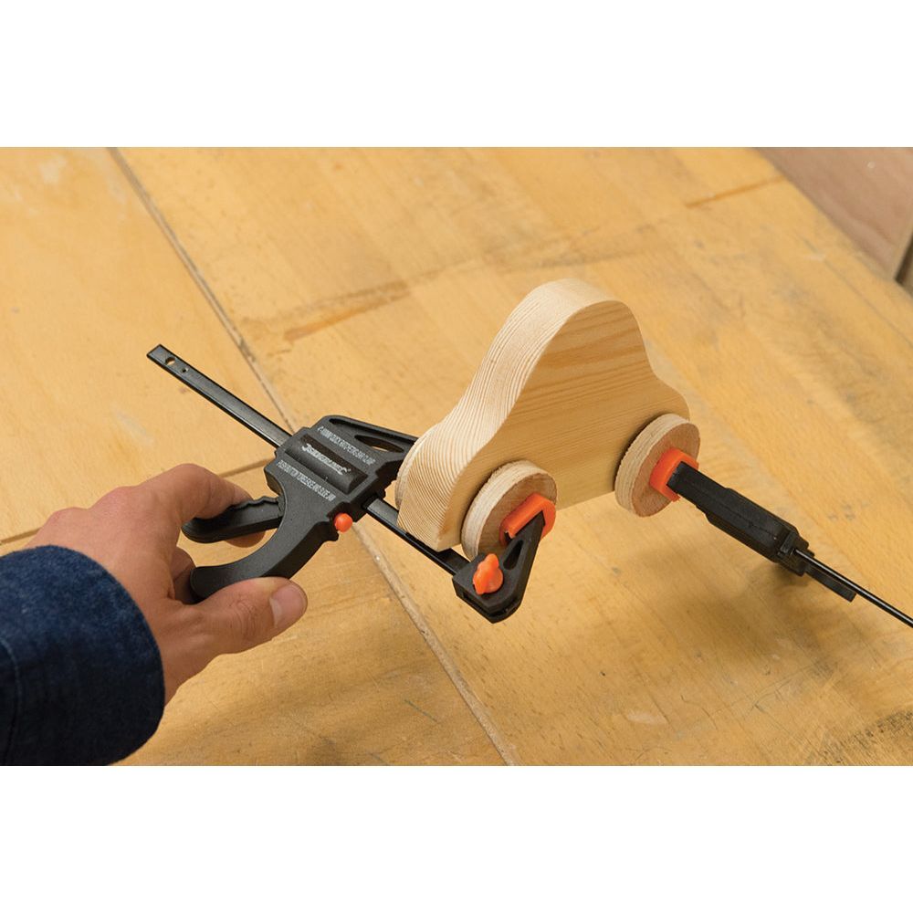 Silverline - Snelspanklemmen, 2 pk. 100 mm