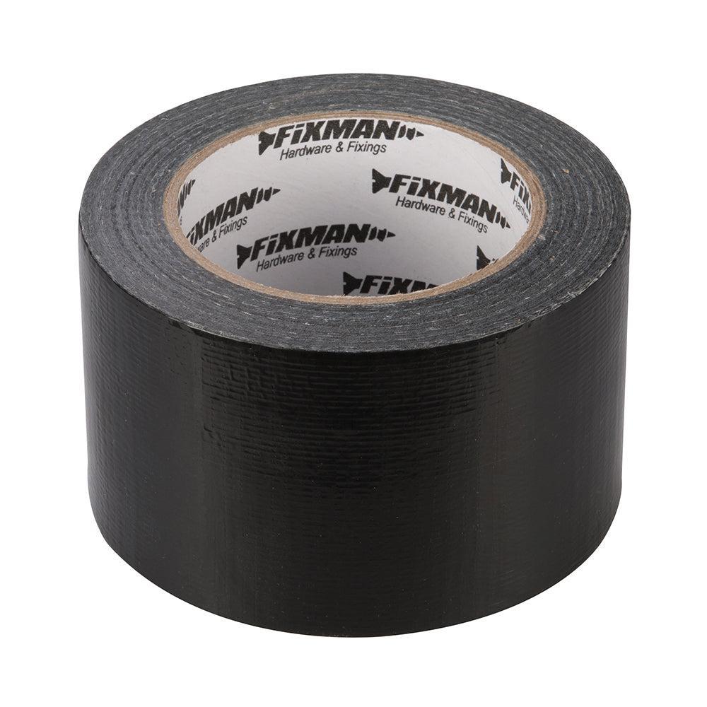 Fixman - 'Heavy-Duty' tape 72 mm x 50 m, zwart