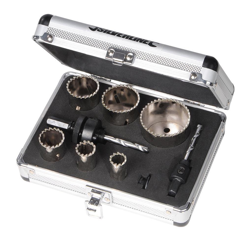 Silverline - 11-delige diamantgatenzaagset 19 - 57 mm dia.