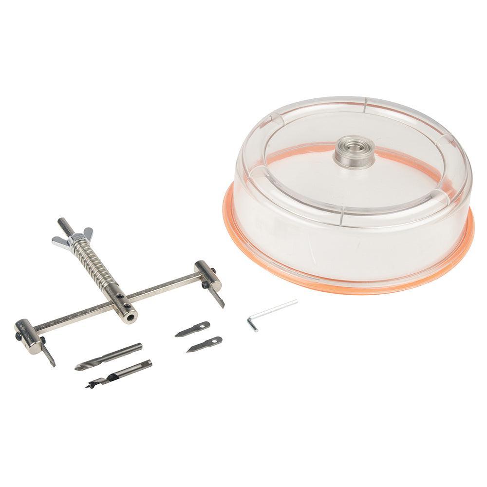 Silverline - Verstelbare gatenzaag met stofkap 40 - 200 mm dia.