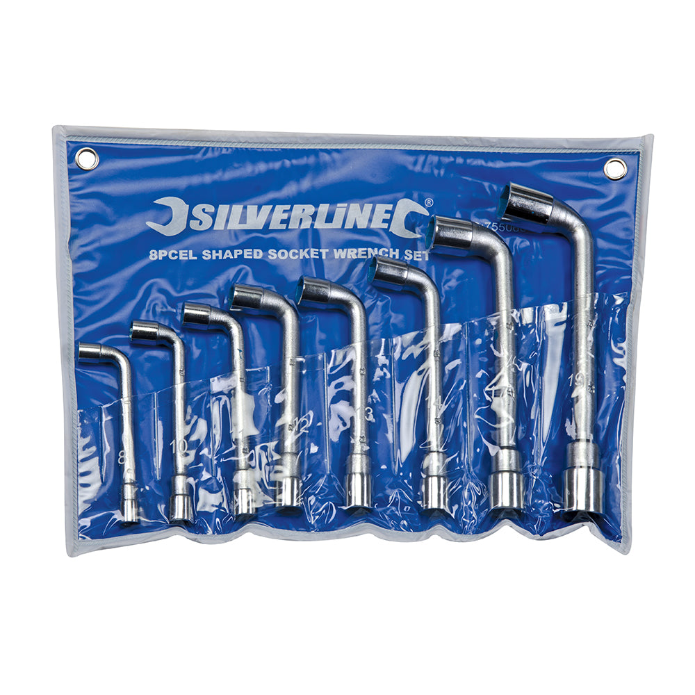 Silverline - 8-delige haakse pijpsleutel set-2