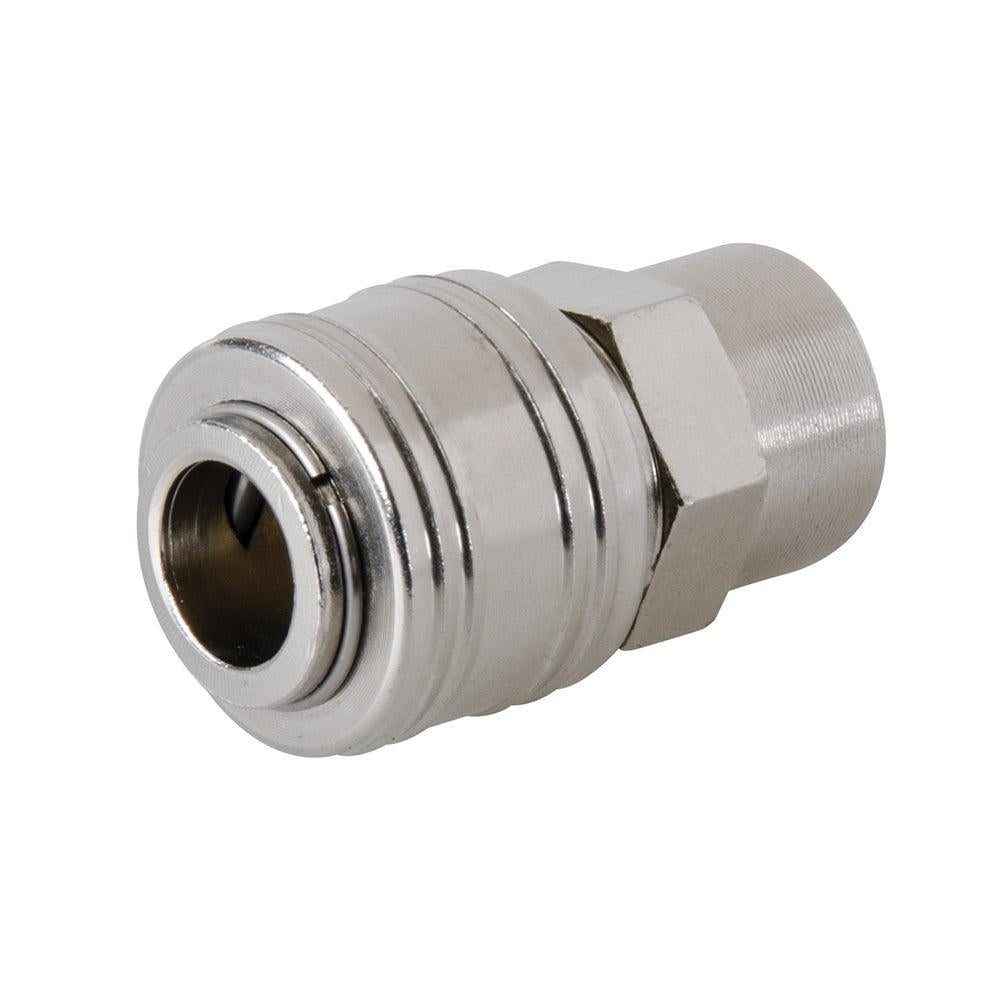 Silverline - EU luchtslang snelkoppeling, vrouwelijke draad 1/4" BSP