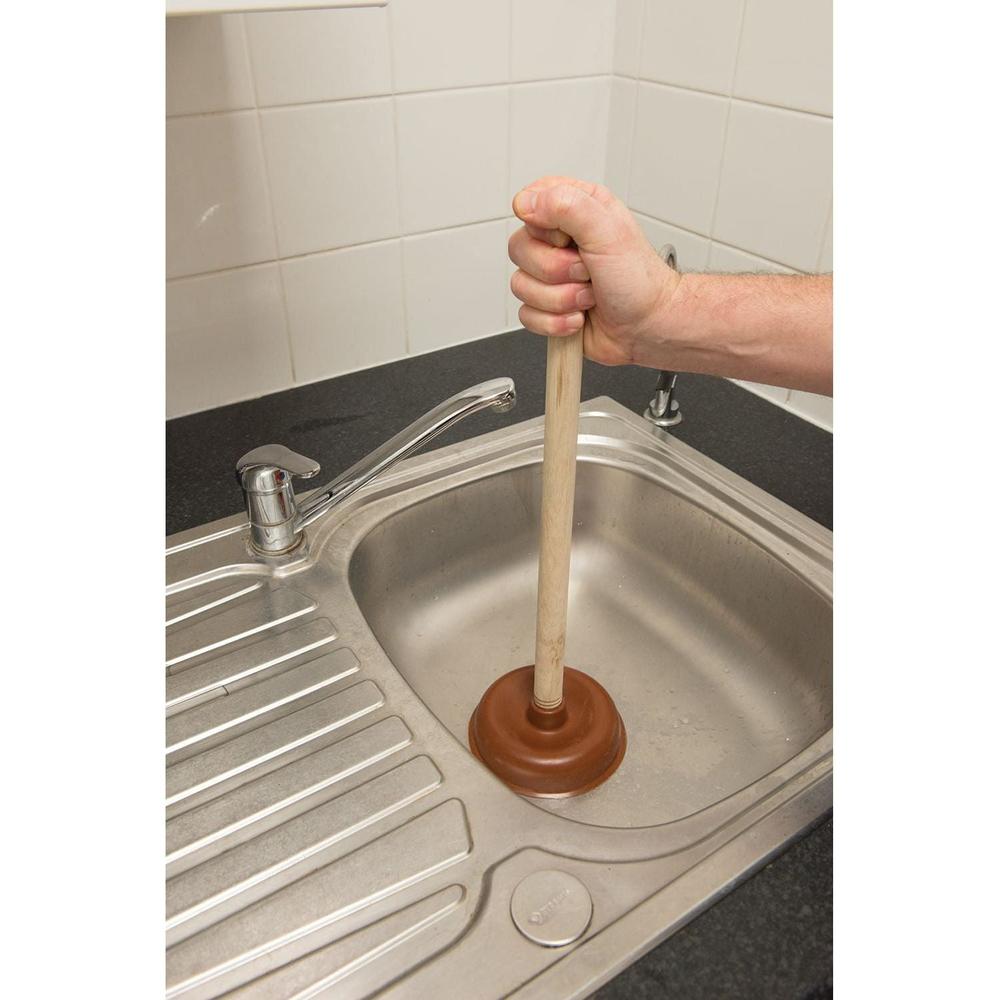 Silverline - Gootsteen ontstopper 140 x 24 mm