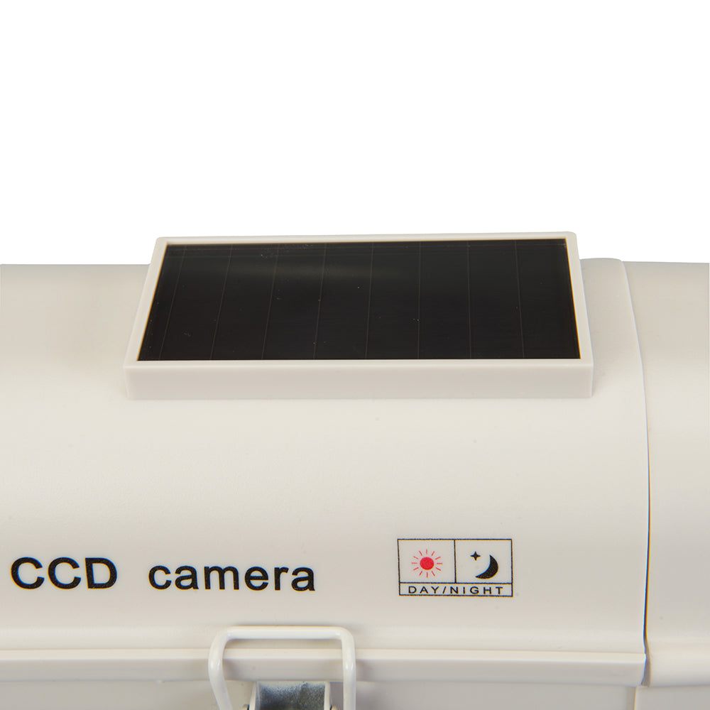 Silverline - Zonnepaneel aangedreven dummy CCTV beveiligingscamera met LED-3