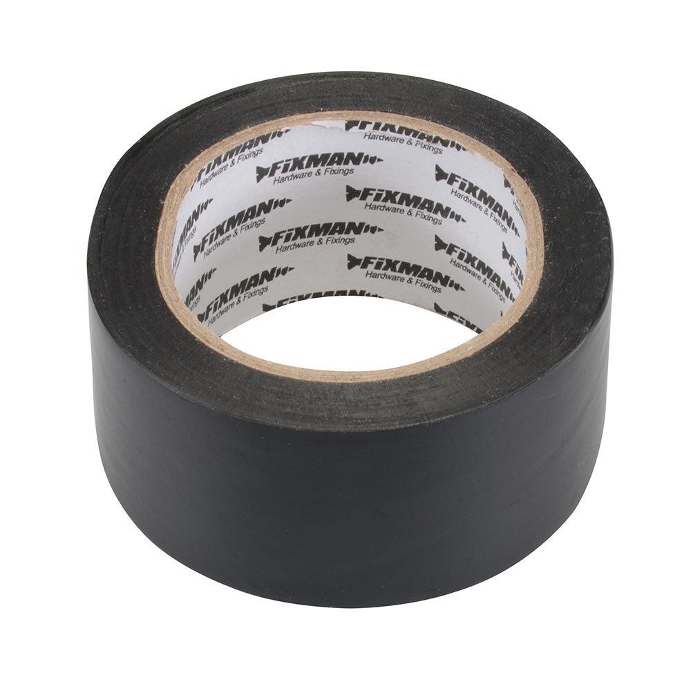 Fixman - Isolatietape 50 mm x 33 m, zwart