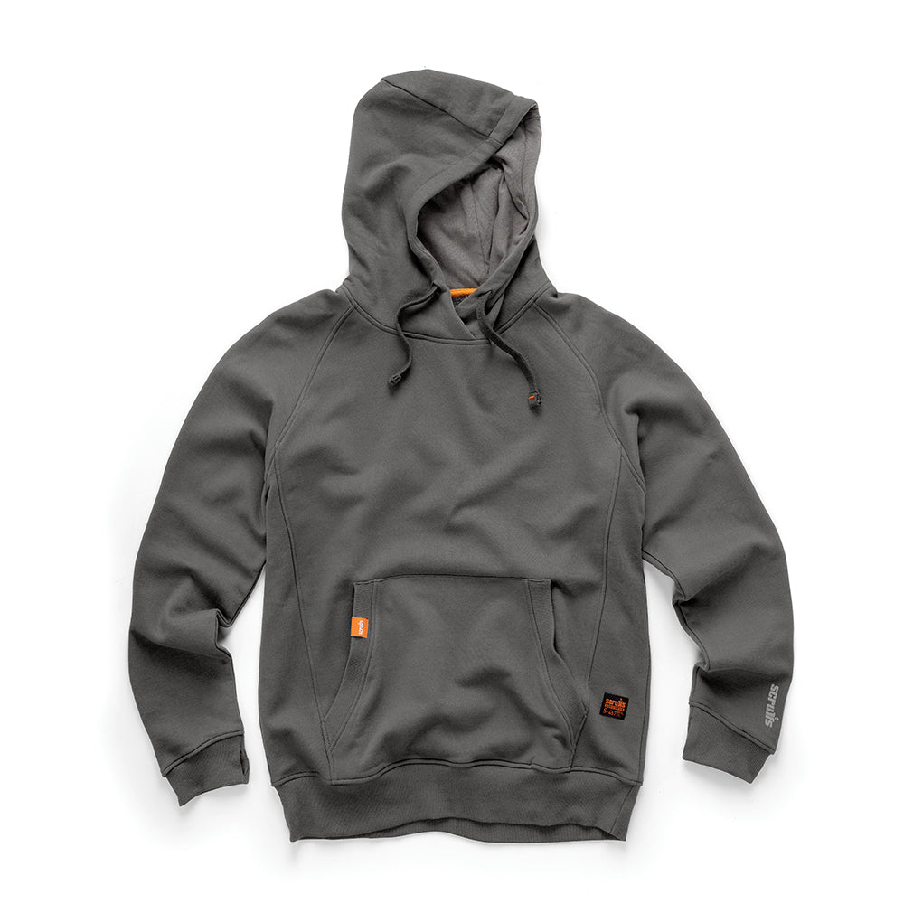 Scruffs - Eco Worker hoodie, grijs-0