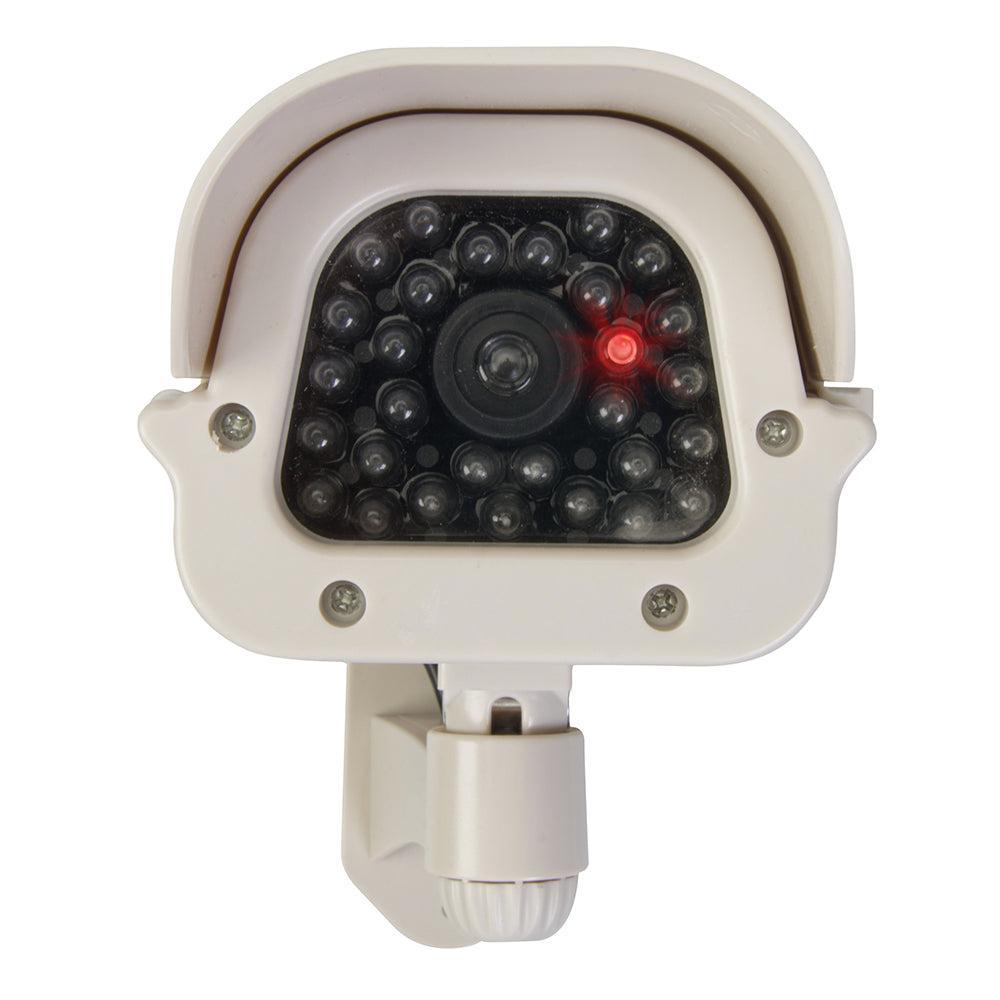 Silverline - Zonnepaneel aangedreven dummy CCTV beveiligingscamera met LED