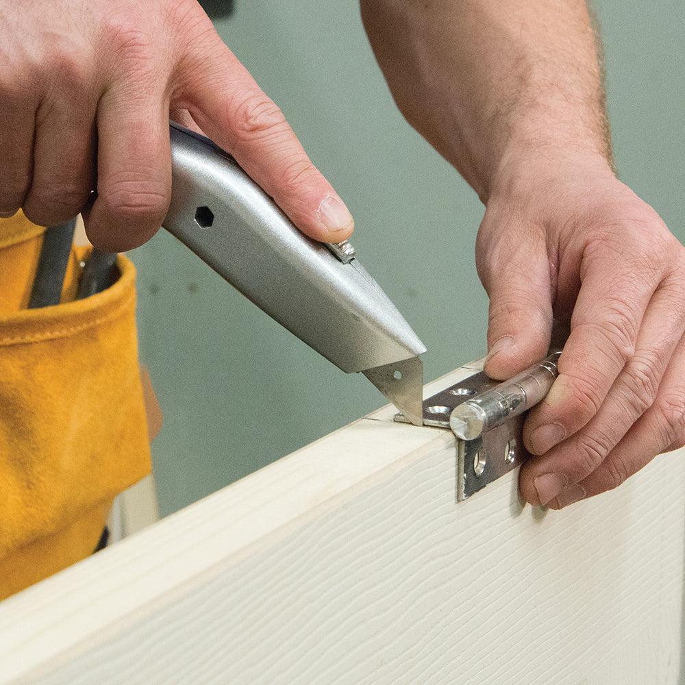 Silverline - Gevormd intrekbaar mes 180 mm