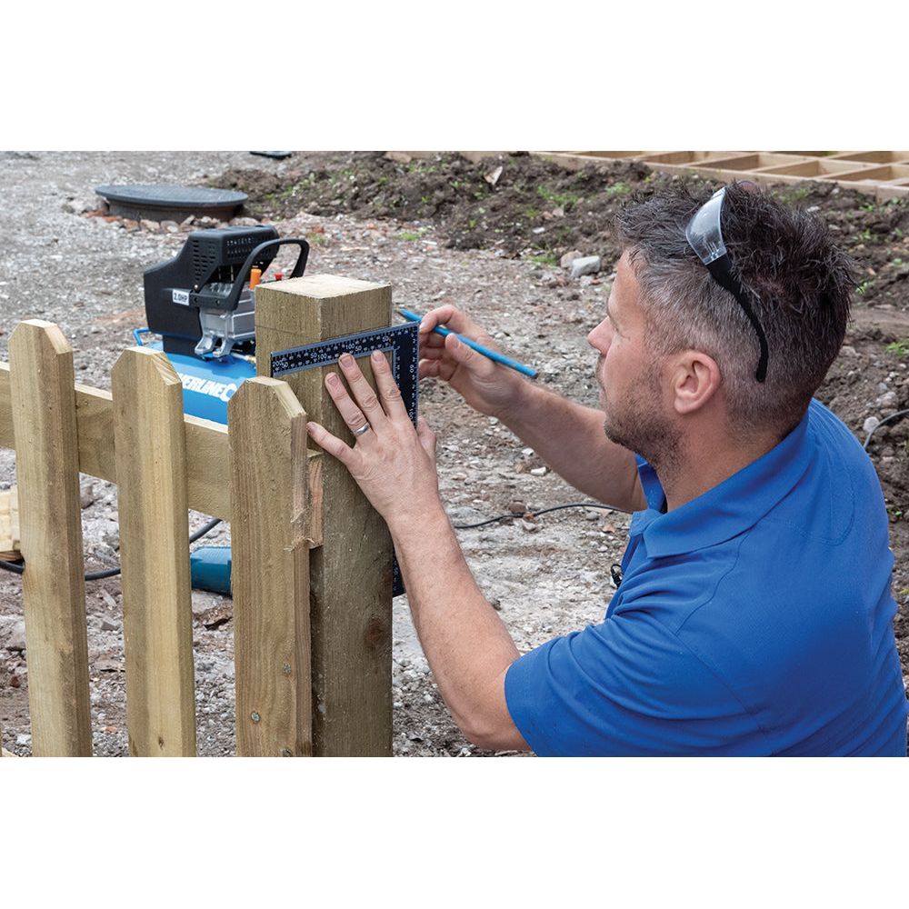 Silverline - Stalen winkelhaak 300 x 200 mm