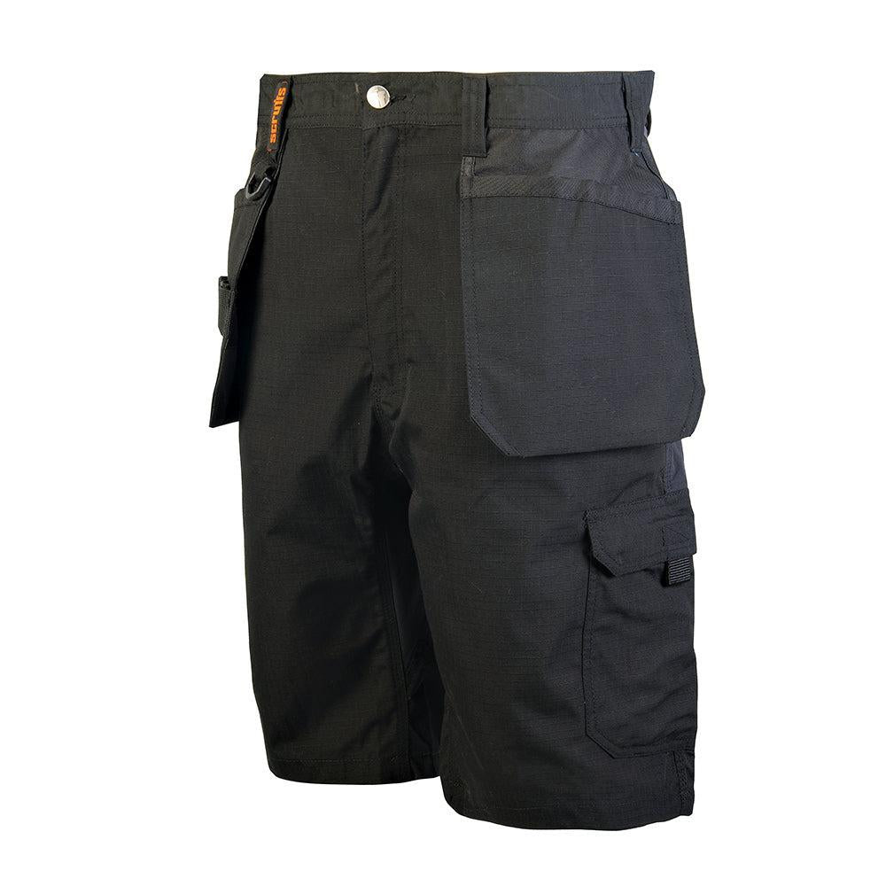 Scruffs - Werk-flexshort Holster, zwart