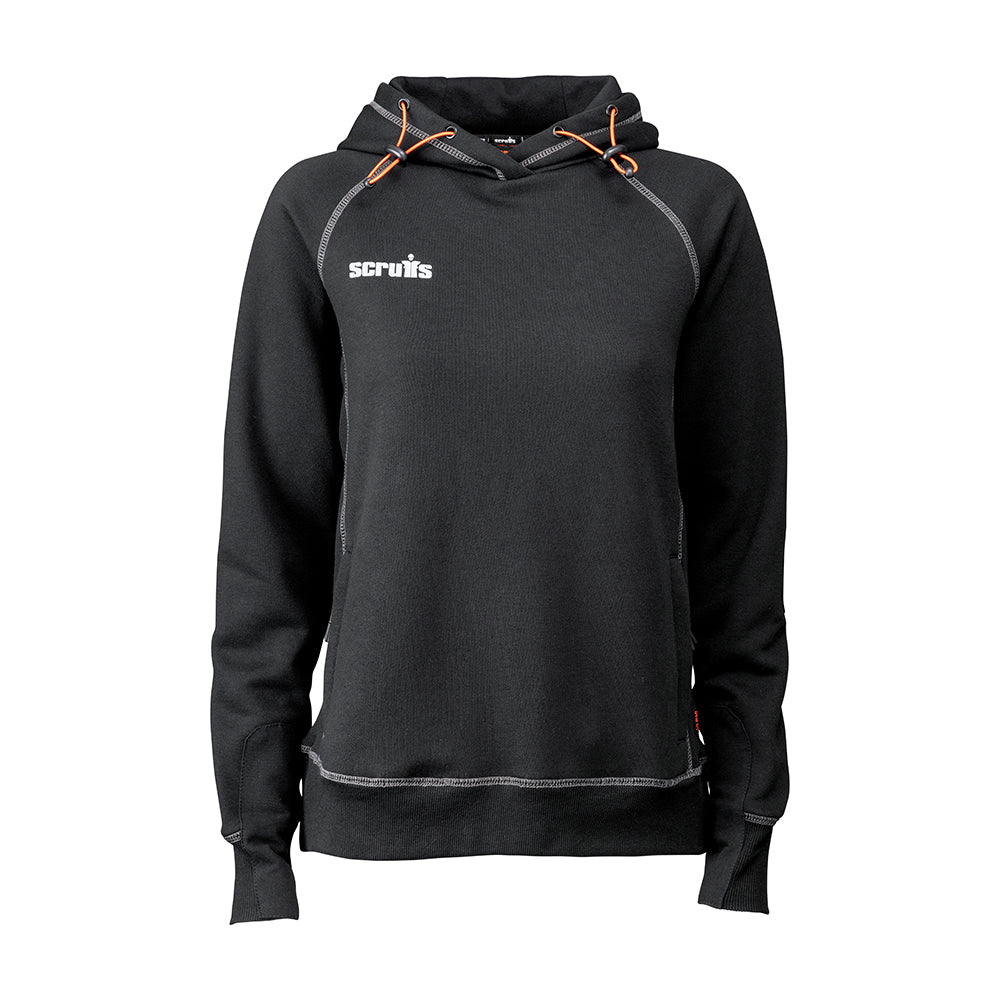 Scruffs - Dames Trade Hoodie, zwart Maat 40