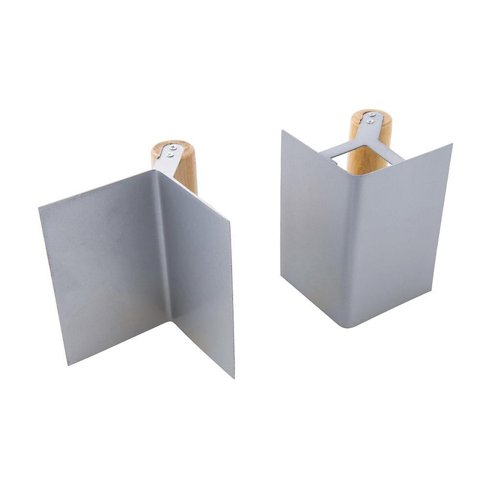 Silverline - 2-delige hoektroffelset 125 x 80 mm