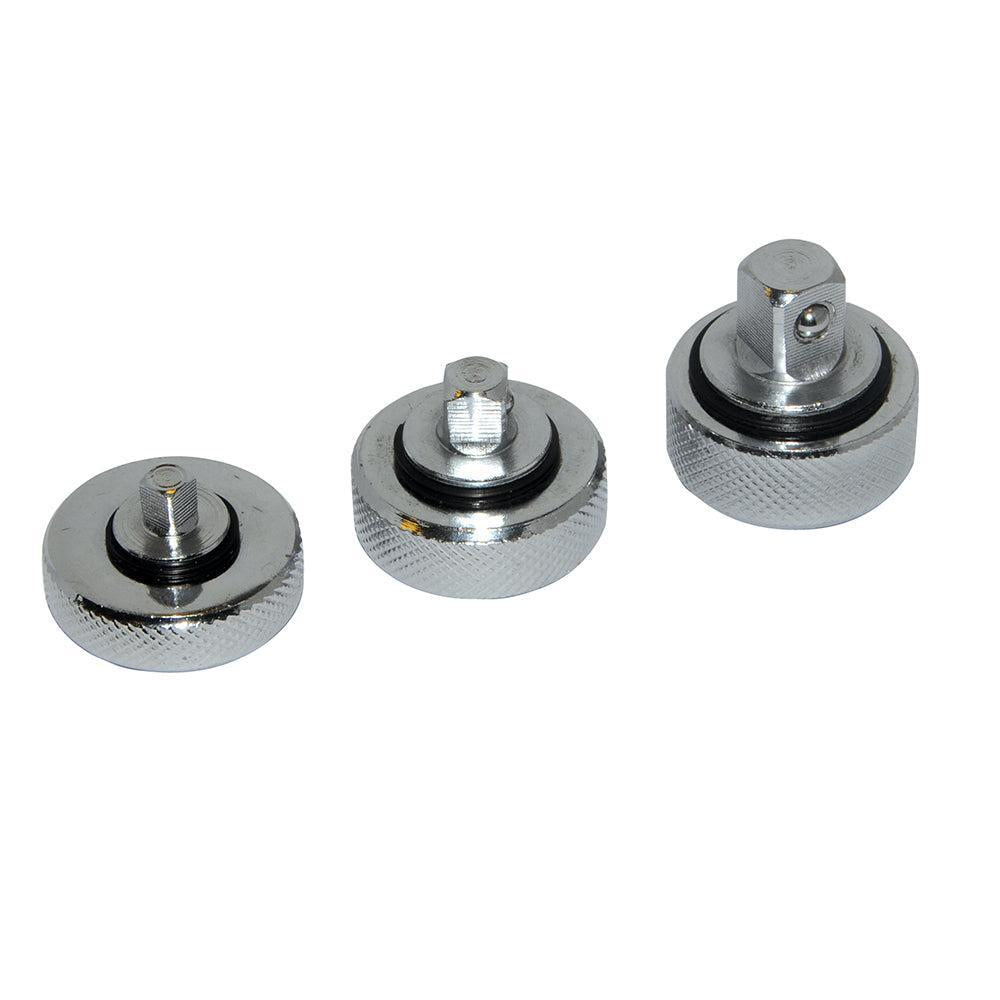 Silverline - 3-delige handratel set 1/4, 3/8 en 1/2"