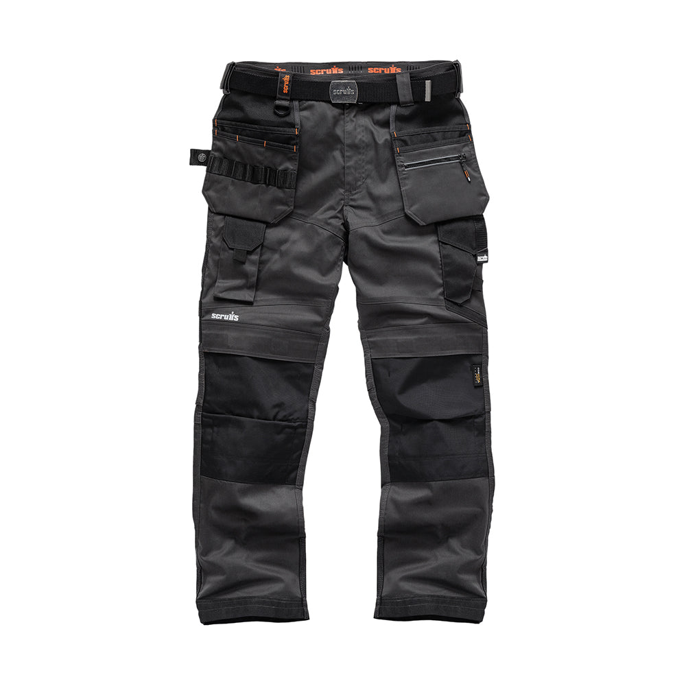 Scruffs - Pro Flex Plus werkbroek, grijs Maat 44 S