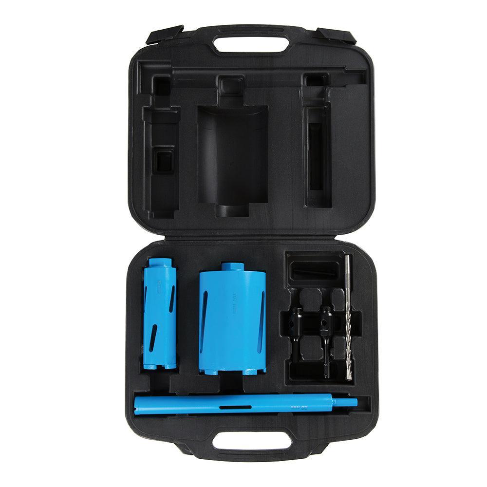 Silverline - 7-delige diamant kernboor set 28, 52 en 107 mm