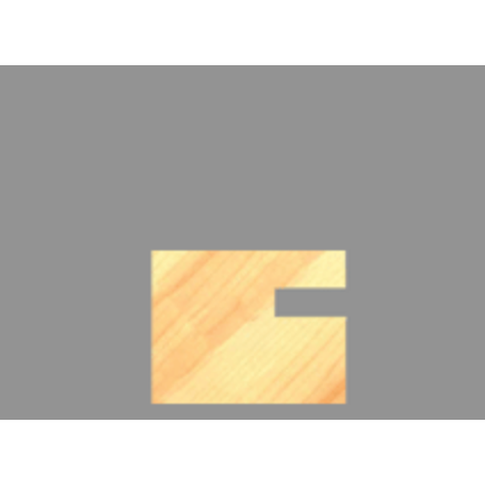 Groefzaagje HW Z=2 Vlakke onderkant