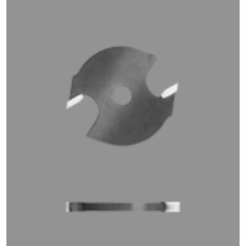 Groefzaagje HW Z=2 Vlakke onderkant