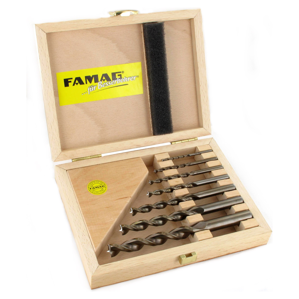 HSS-G houtborenset 3t/m12mm 7-delig