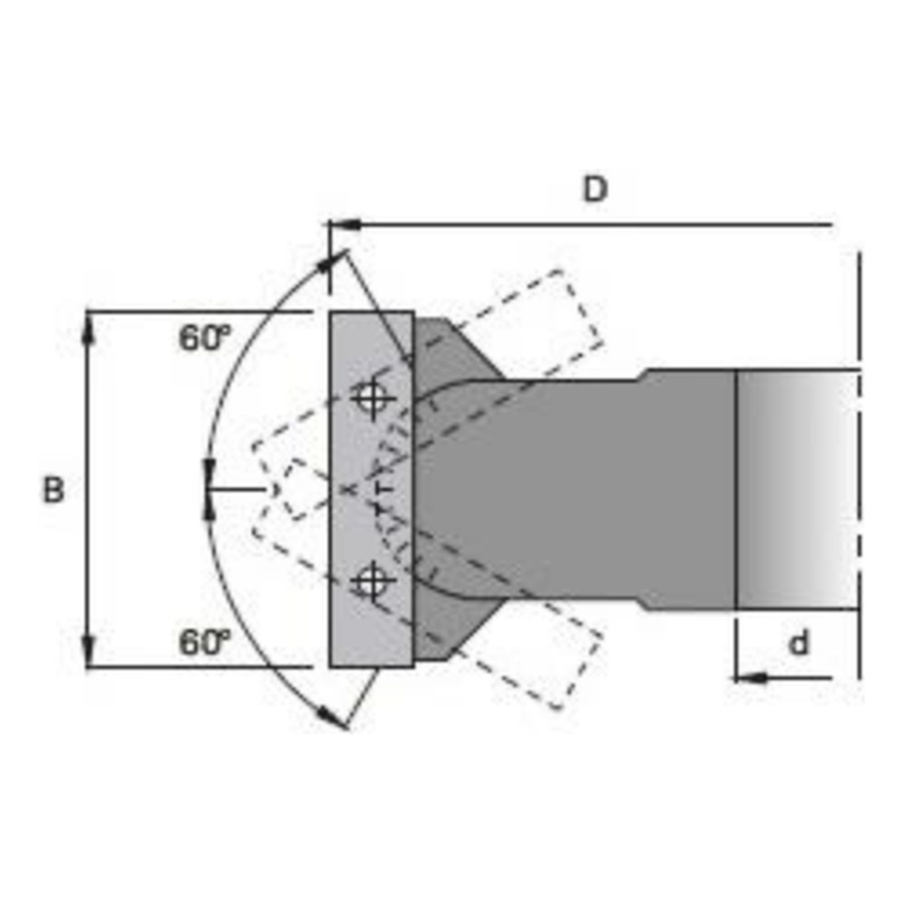 Hoekfrees schuininstelbaar K420 Hm