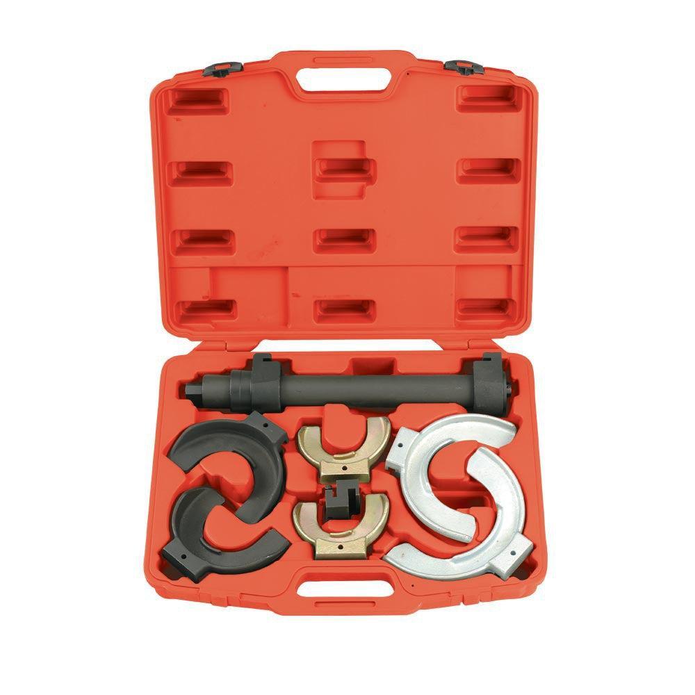 Interchangeable-yoke spring compressor (Macpherson)