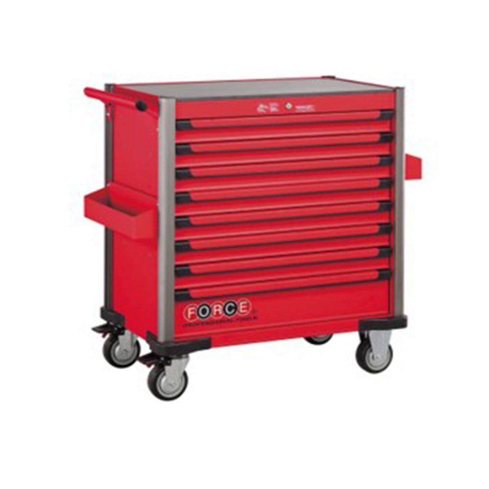 Jumbo Gereedschapswagen met 8 lades rood