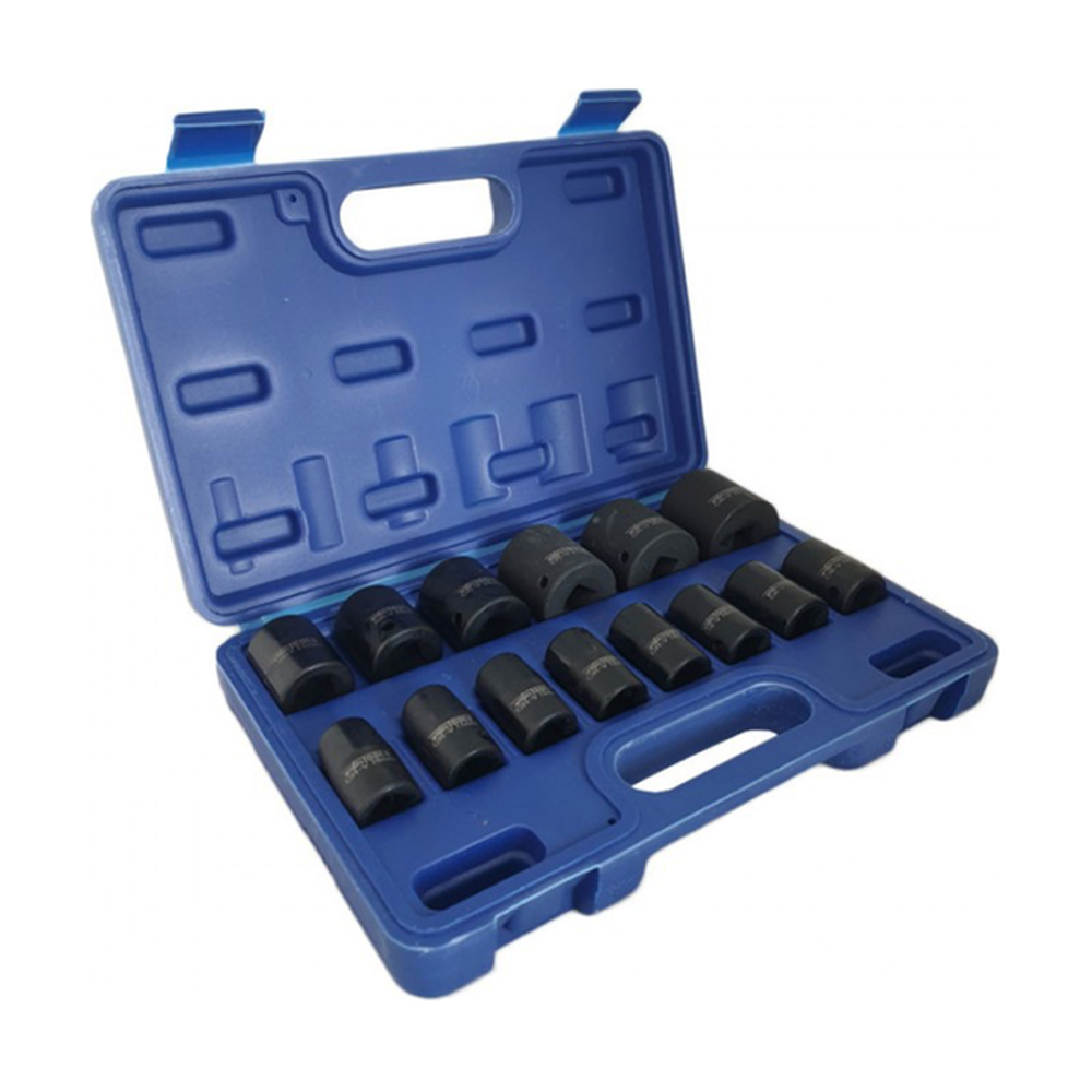 Krachtdoppen set 1/2 aansluiting 10-32 mm