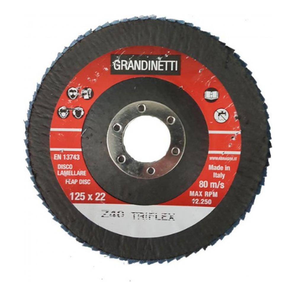 Lamellenschijf P40 125MM