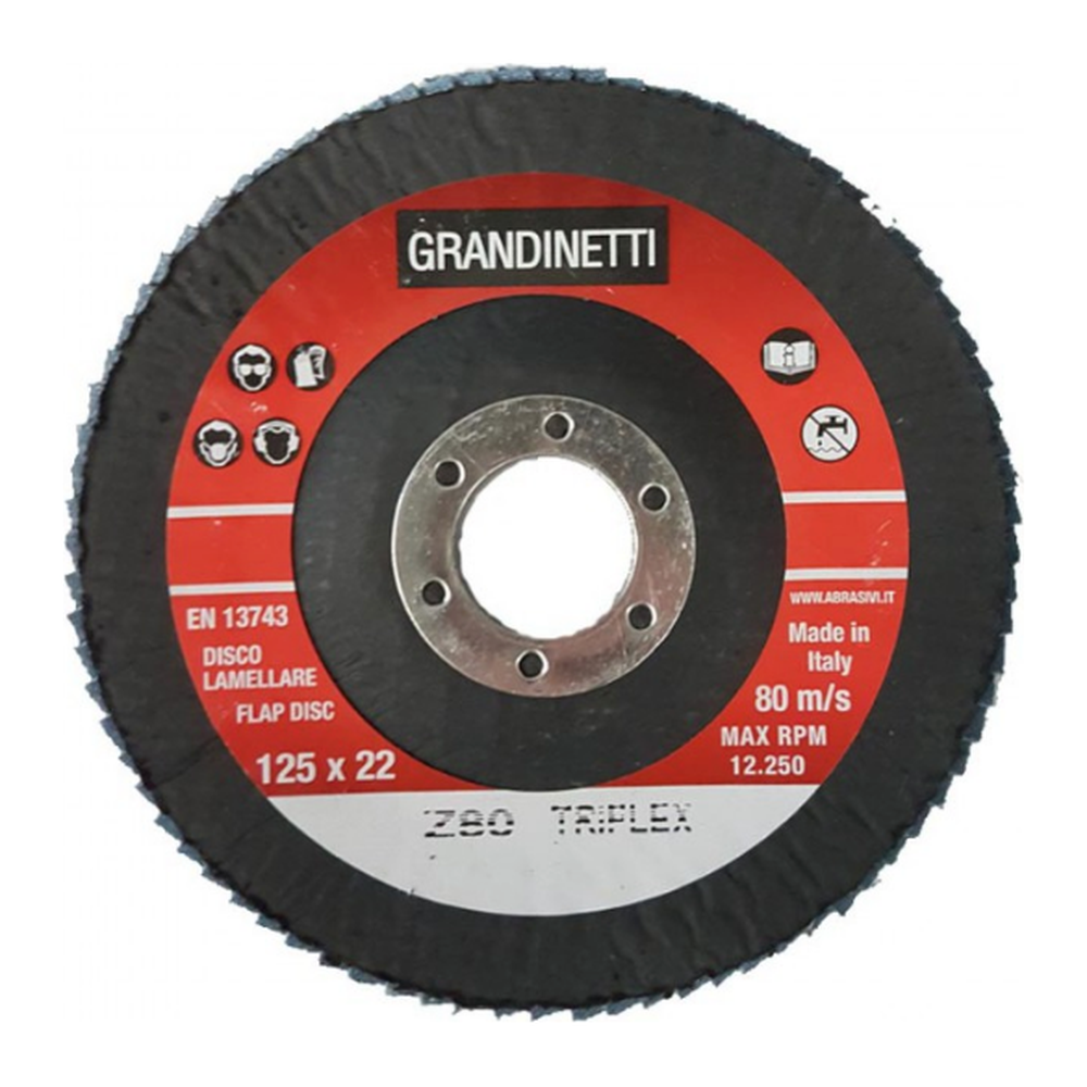 Lamellenschijf P80 125MM