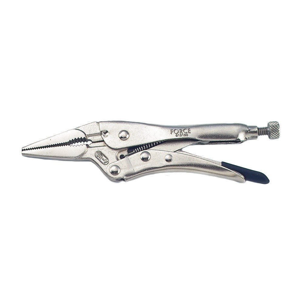 Long nose locking pliers 6"
