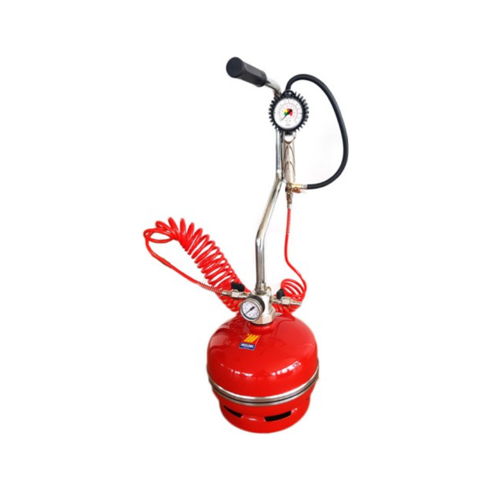 Mobiel banden vul station