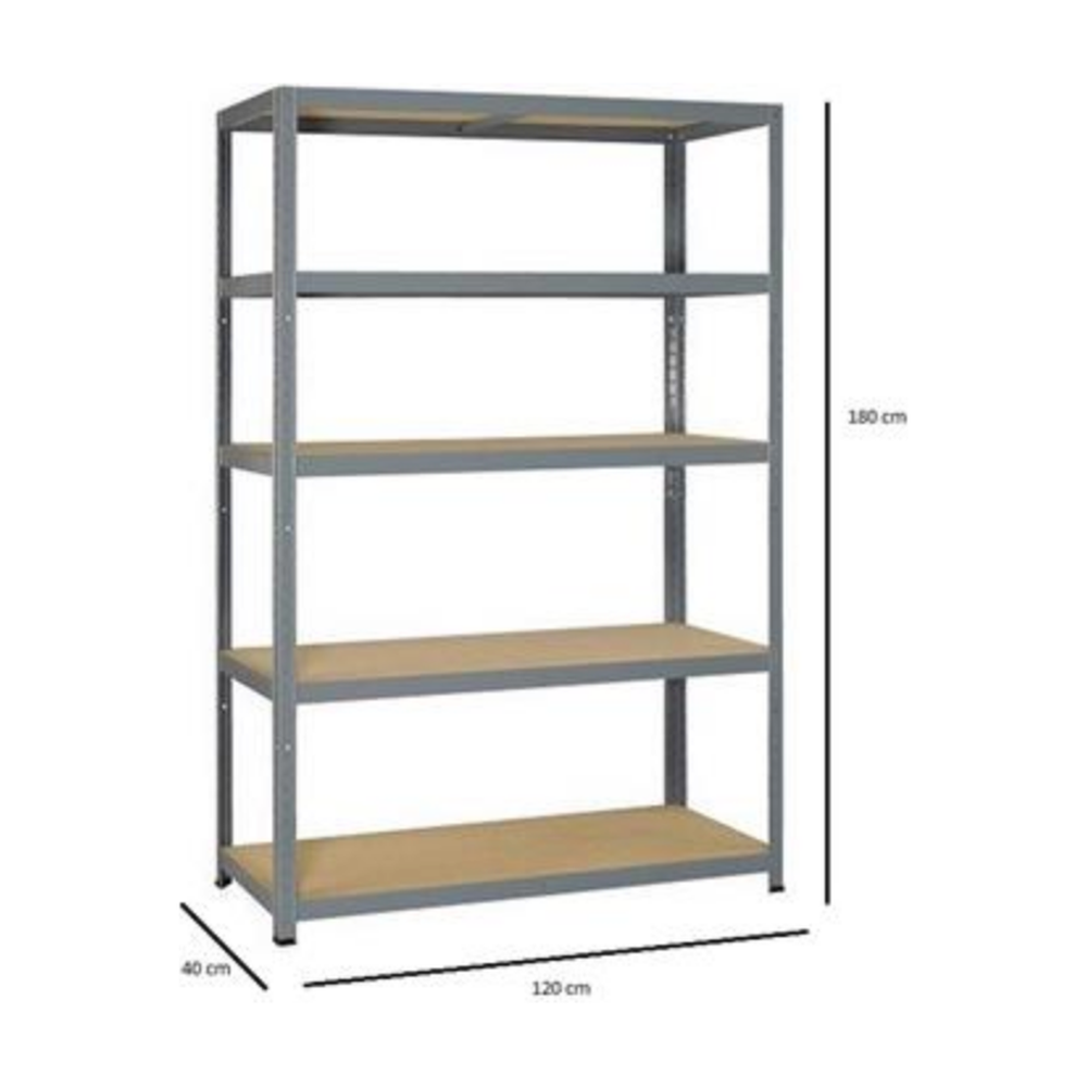 OPBERGREK STRONG, 5 LEGBORDEN, GALVANISEERD