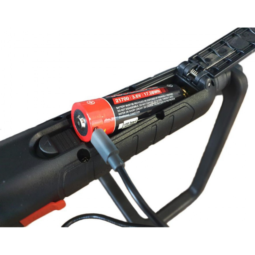 Oplaadbare motorkaplamp (max 2000 lumen)