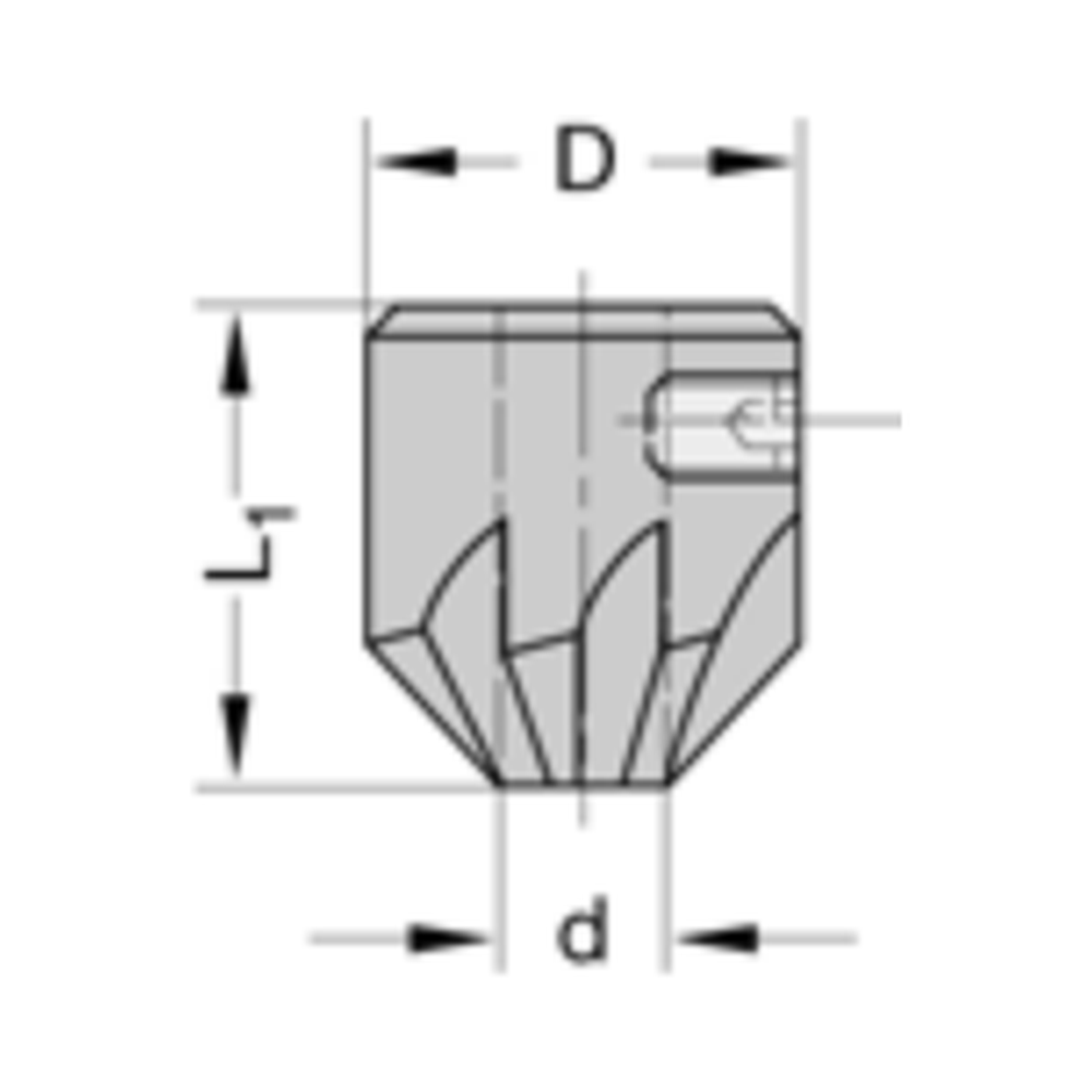 Opsteekverzinker 90° HS Z=6 Te gebruiken op cylindrische spiraalboren