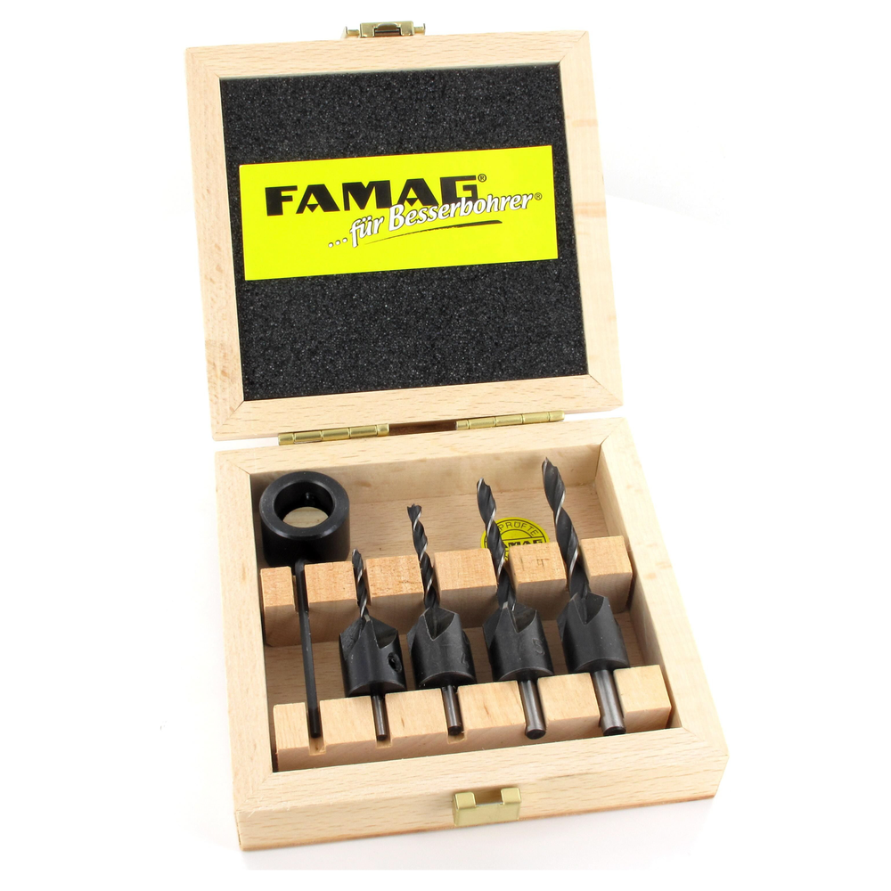 Opsteekverzinkerset WS met boren 3/4/5/6mm