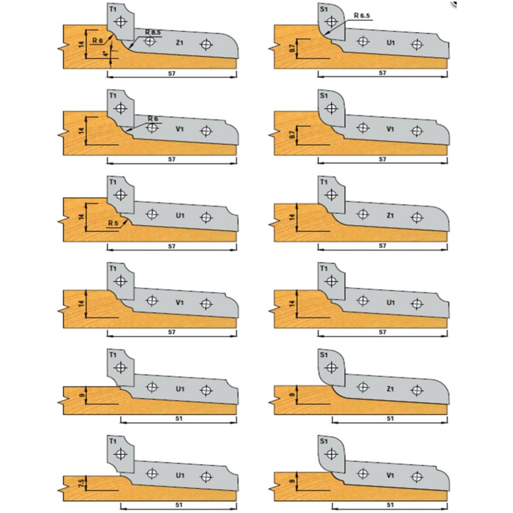 Paneelfrees onderdraaiend K427-2